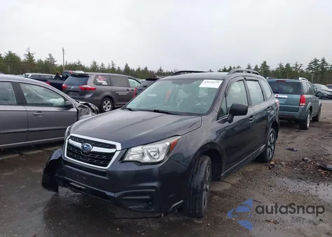 2017 Subaru Forester 2.5I z USA, uszkodzony, nr VIN JF2SJABC3HH421566